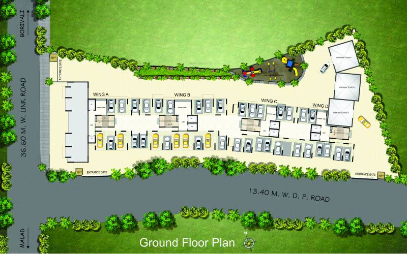 Images for Layout Plan of Raj Arcades Kalpavruksh Heights