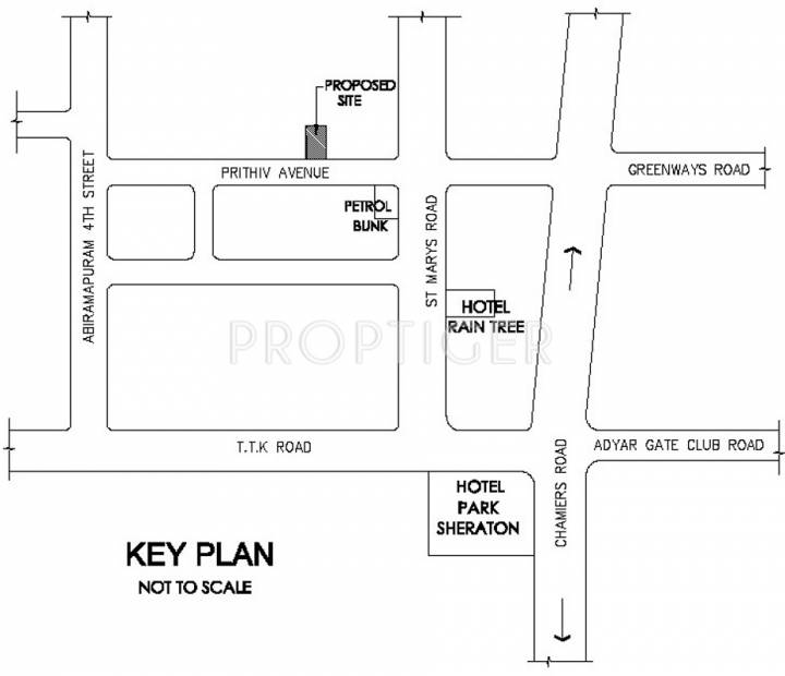 nivedha-constructions watraphouse Location Plan