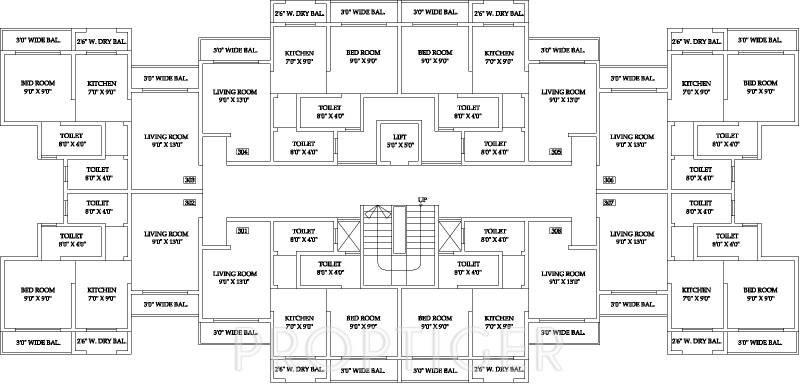 Images for Cluster Plan of Ajay Raj Excellency