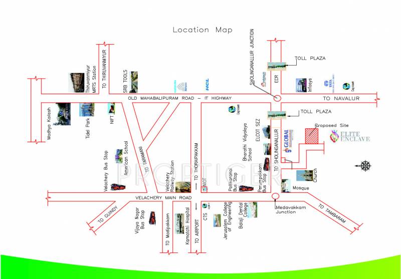 Images for Location Plan of Colorhomes Elite Enclave
