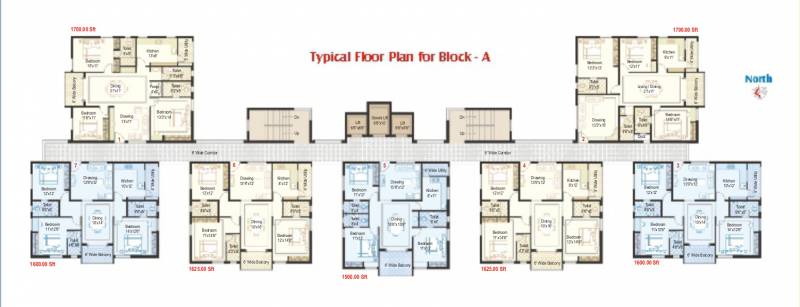 Images for Cluster Plan of Namaha Estates Landmark Towers