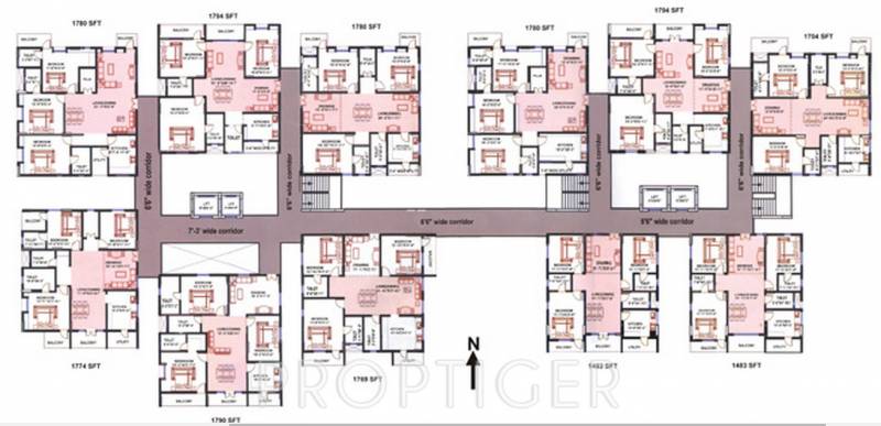 Images for Cluster Plan of Arjun ARK Towers