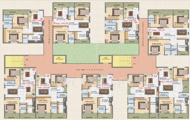 Images for Cluster Plan of Arjun ARK Towers