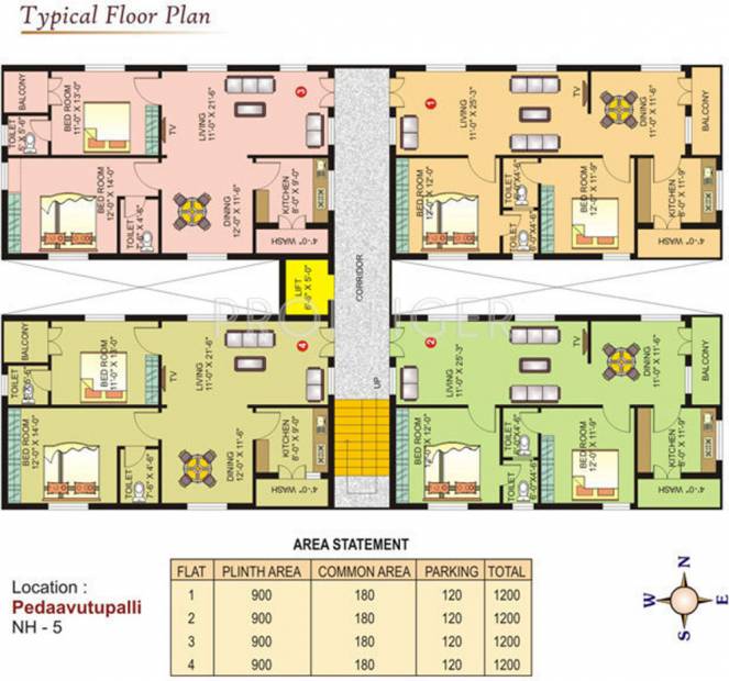 Images for Cluster Plan of Aditya Aditya Towers