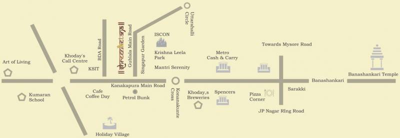 pnr-group shreeniketana Location Plan