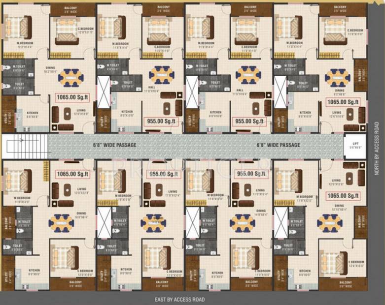 Images for Cluster Plan of Mahendra Sai Sannidi