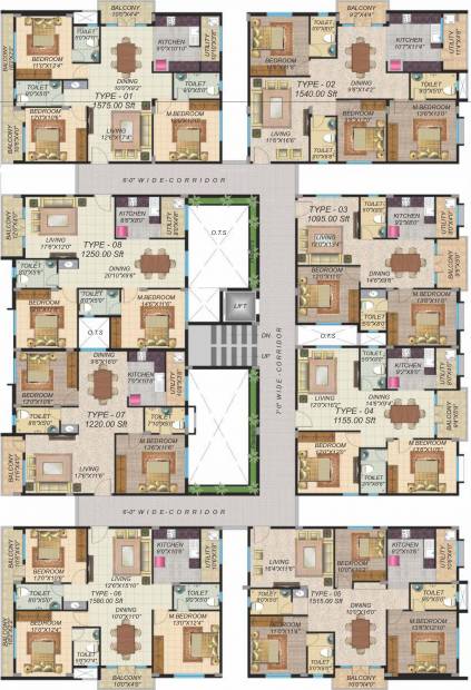  stone-oaks Images for Cluster Plan of Neev Stone Oaks