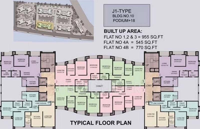  bhakti-park Images for Cluster Plan of Ajmera Bhakti Park