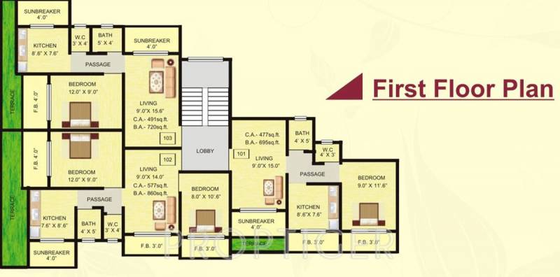 Images for Cluster Plan of Pratham Developers Ganesh Krupa