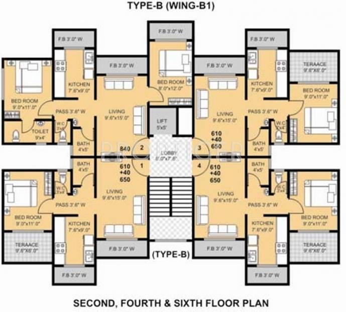Images for Cluster Plan of MK Gauri Estate