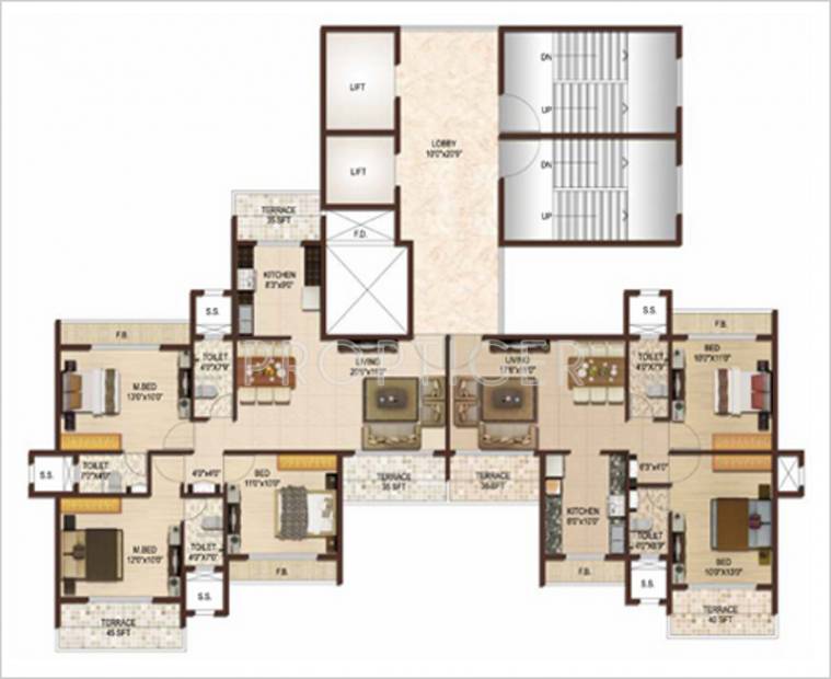Images for Cluster Plan of Krishh Celestia