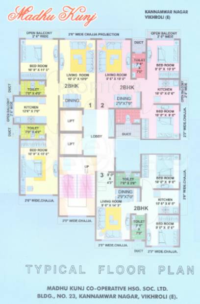 Images for Cluster Plan of Hi Tech Madhu Kunj