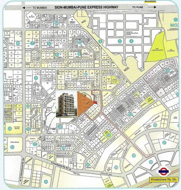 radhe-krishna-builders krishna-residency Location Plan