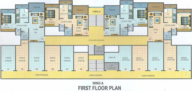 Images for Cluster Plan of Mangeshi Sanskar Apartment