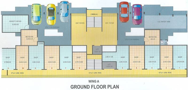 Images for Cluster Plan of Mangeshi Sanskar Apartment