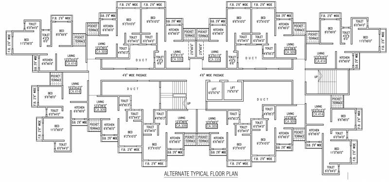 nakshatra-greens Images for Cluster Plan of JSB Nakshatra Greens