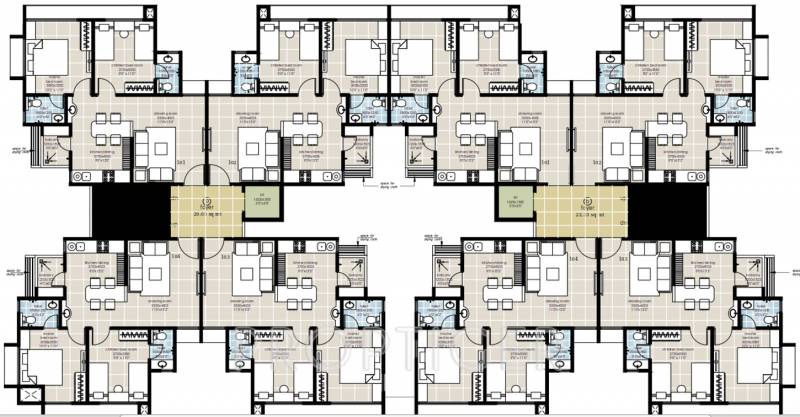 Images for Cluster Plan of Myco Aksha Ambience