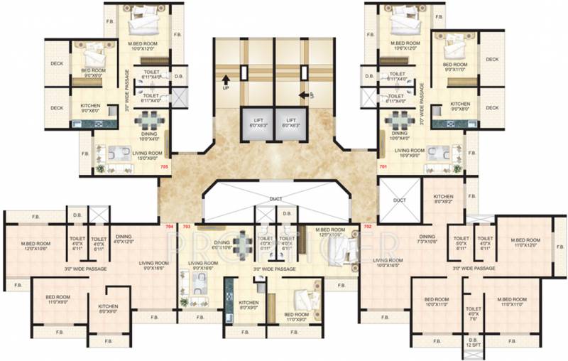 Images for Cluster Plan of S R Thakur Residency