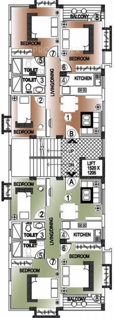 Images for Cluster Plan of Kaberi Paramount
