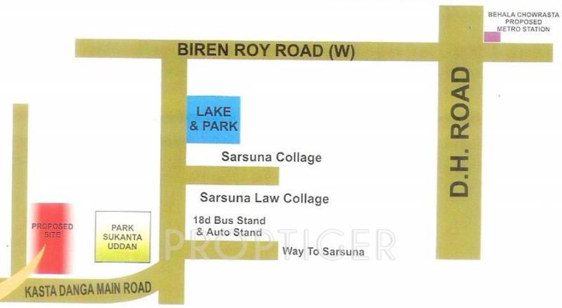 raghuvar-developers-private-limited enclave Location Plan