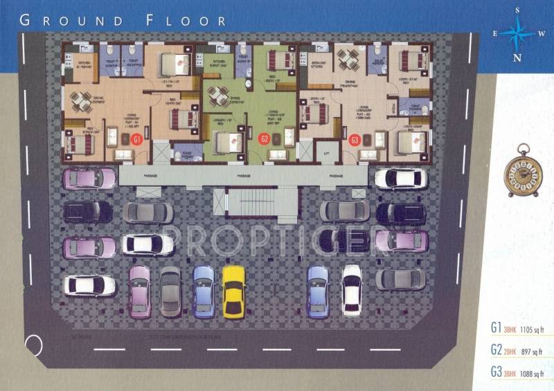 Images for Cluster Plan of Sanjai Rajivs Paradise