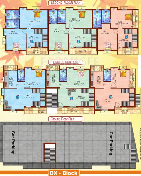  the-perfect-park Images for Cluster Plan of Perfect Builders The Perfect Park