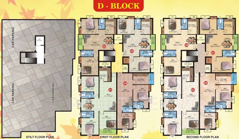  the-perfect-park Images for Cluster Plan of Perfect Builders The Perfect Park