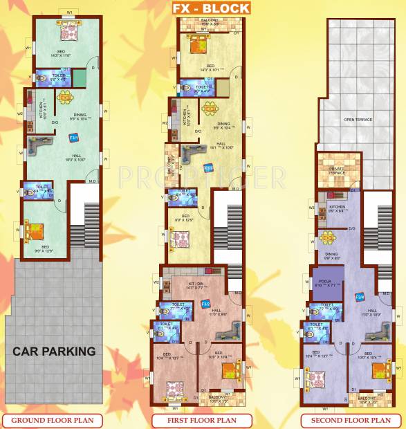  the-perfect-park Images for Cluster Plan of Perfect Builders The Perfect Park