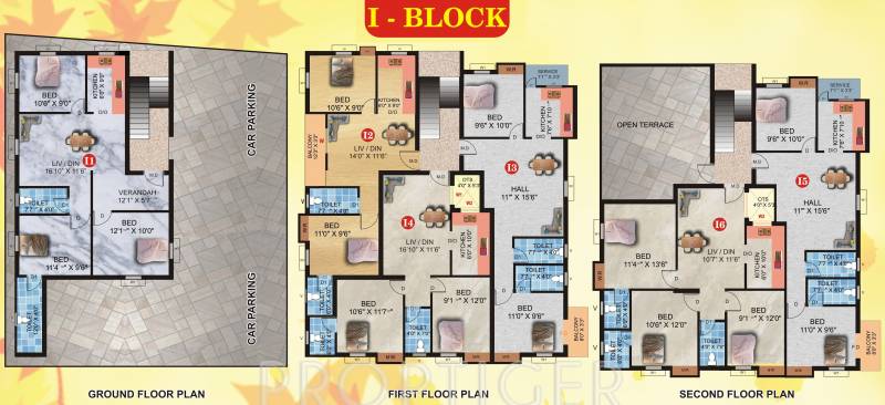  the-perfect-park Images for Cluster Plan of Perfect Builders The Perfect Park