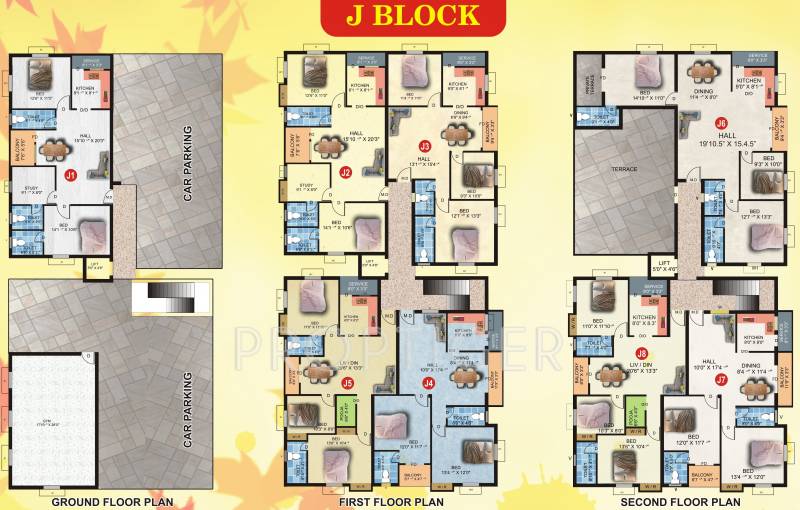  the-perfect-park Images for Cluster Plan of Perfect Builders The Perfect Park