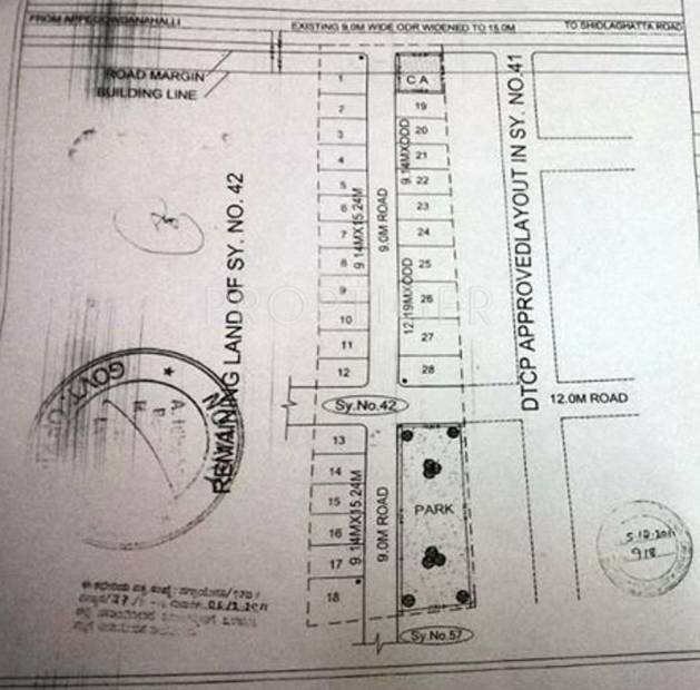 Images for Layout Plan of Chakra Krishna Enclave