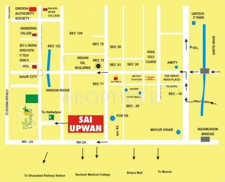 Images for Location Plan of Globus Sai Upvan