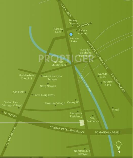 Images for Location Plan of Satva Galaxy Satva I