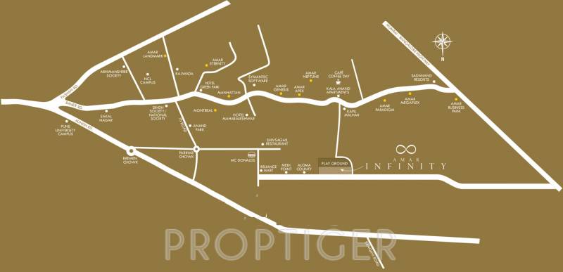  infinity Images for Location Plan of Amar Amar Infinity
