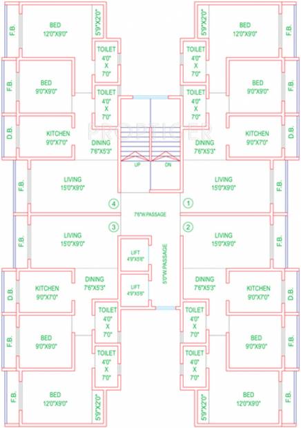  garden Images for Cluster Plan of Mahavir Garden