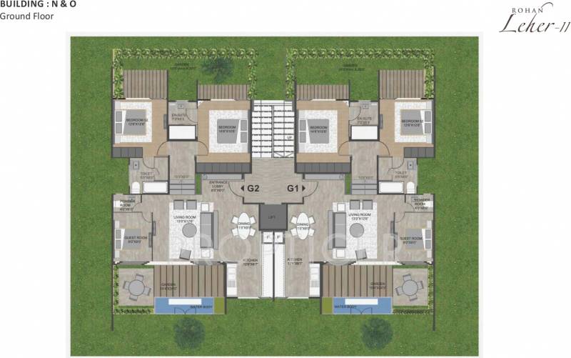  leher-2 Images for Cluster Plan of Rohan Leher 2