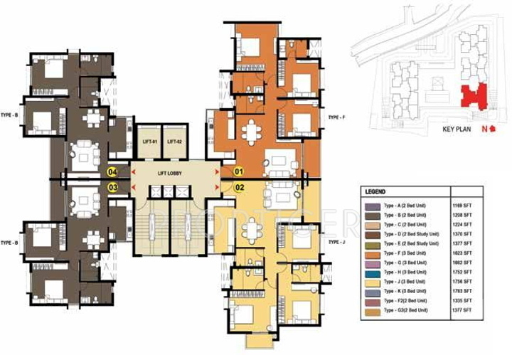  gulmohar Images for Cluster Plan of Prestige Gulmohar