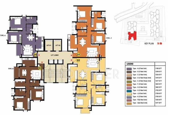  gulmohar Images for Cluster Plan of Prestige Gulmohar