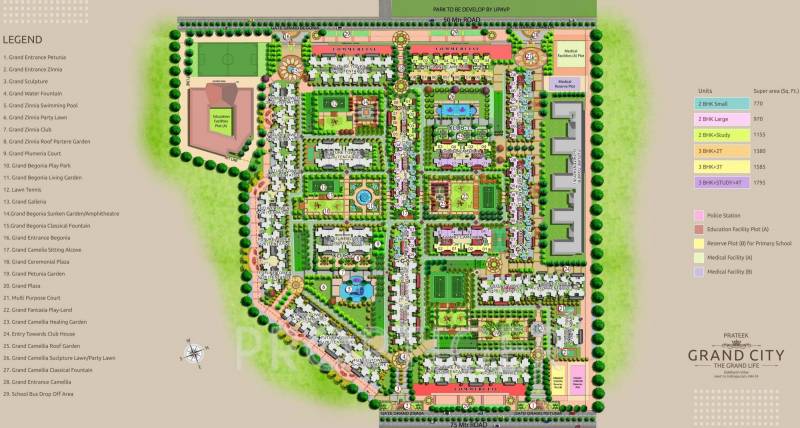 grand-carnesia Images for Layout Plan of Prateek Grand Carnesia