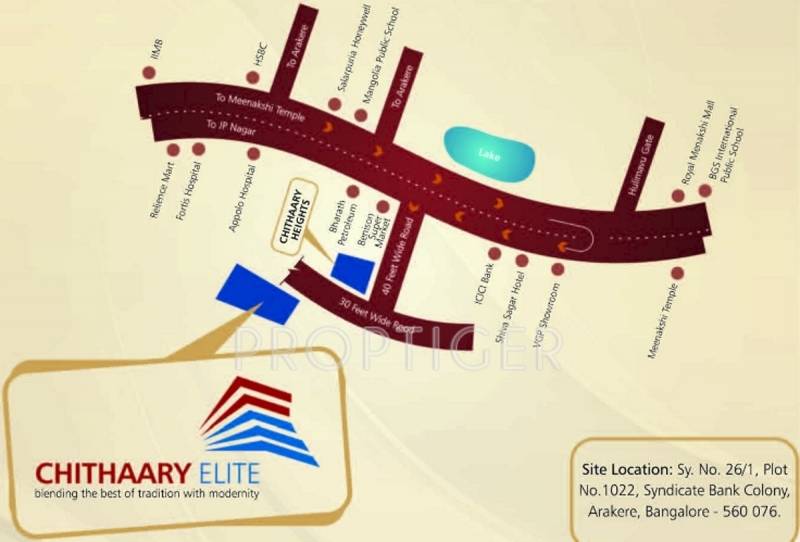 chithaary-construction elite Location Plan