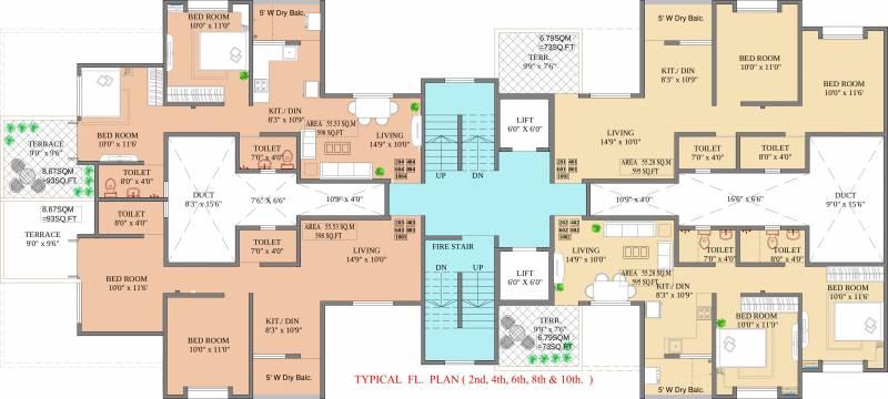 Images for Cluster Plan of Radhika Vihar