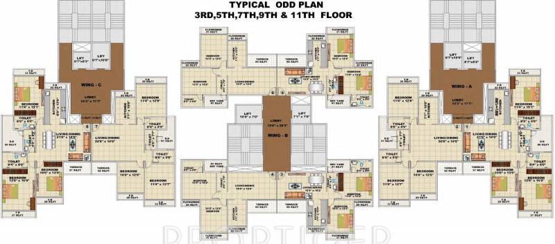 Images for Cluster Plan of Akshar Alvario