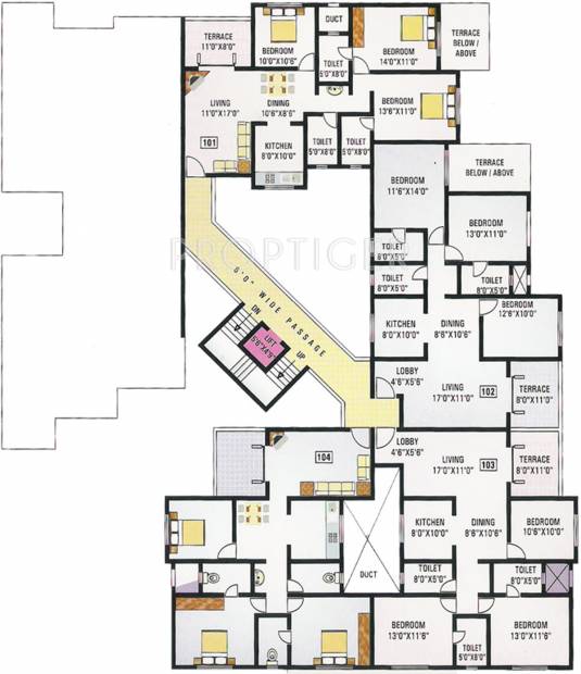 Images for Cluster Plan of GK Developers Dwarka Queens Park