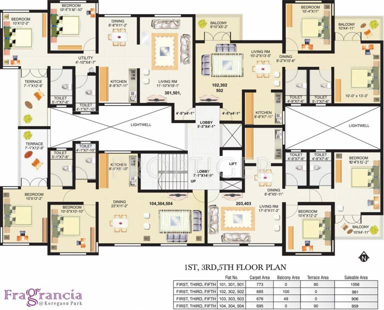 Images for Cluster Plan of Venkateshwara Fragrancia