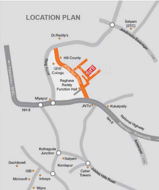 Images for Location Plan of KPC Praneetham