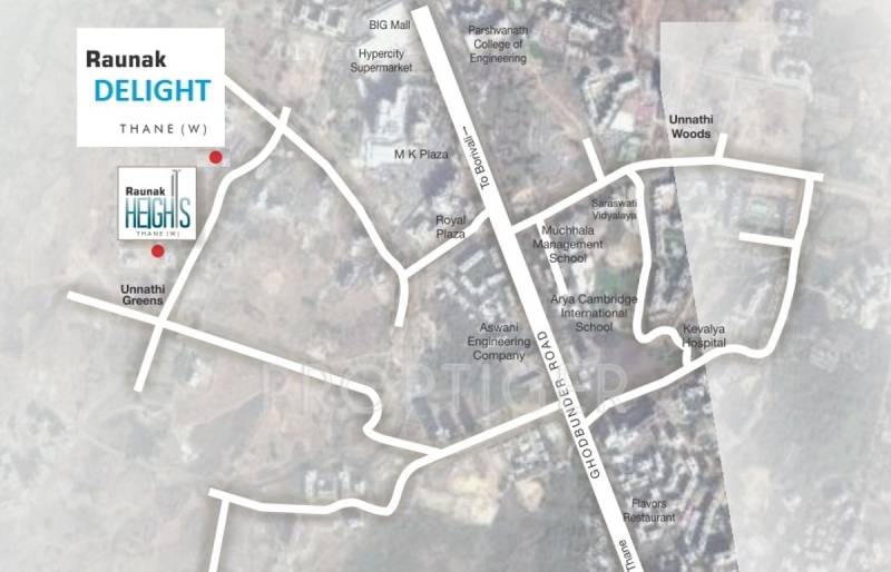  delight Images for Location Plan of Raunak Delight