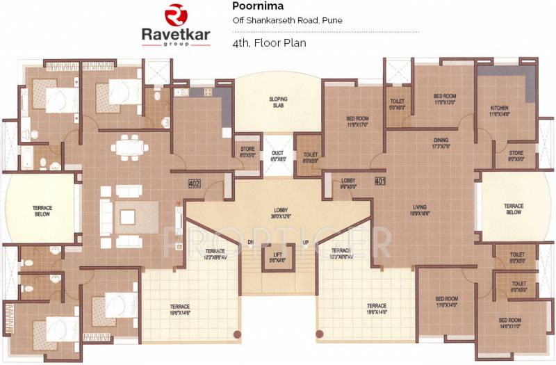 Images for Cluster Plan of Ravetkar Poornima