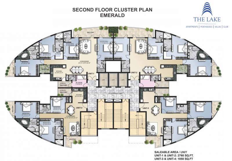 Images for Cluster Plan of Omaxe The Lake