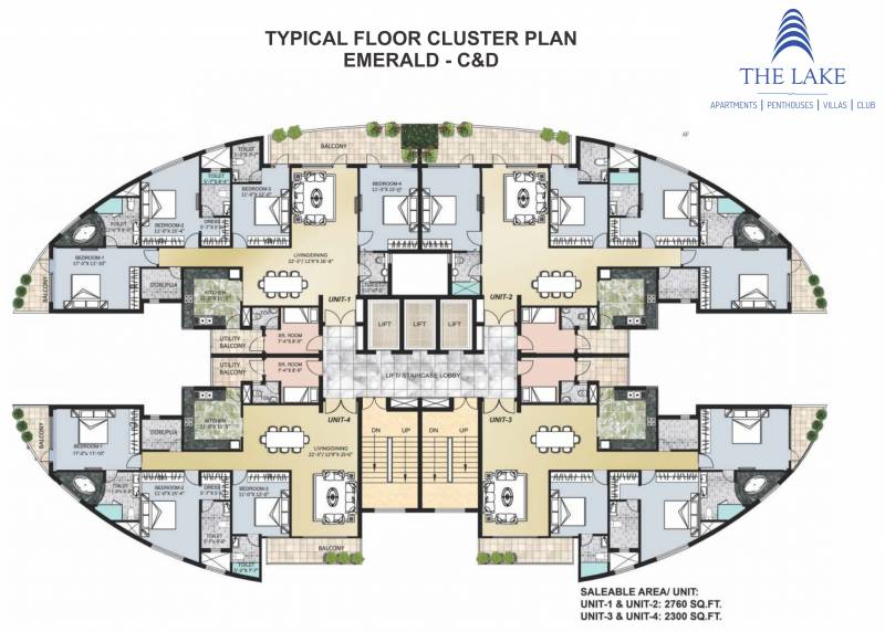 Images for Cluster Plan of Omaxe The Lake