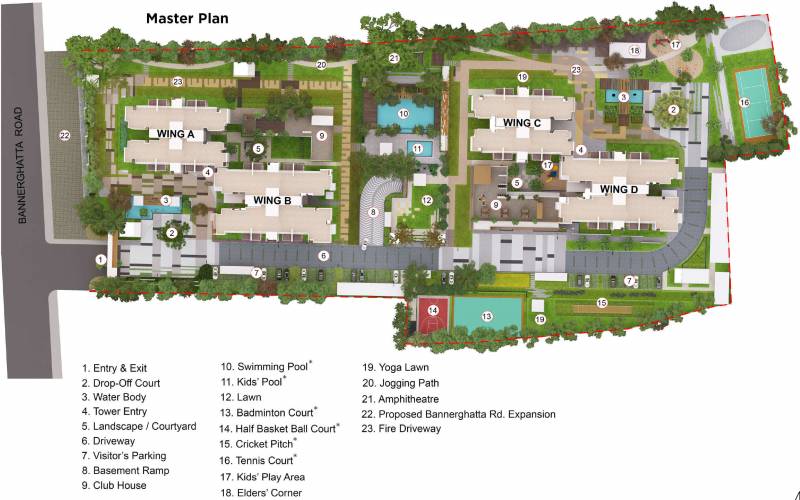  windchimes Images for Master Plan of Mahindra Windchimes